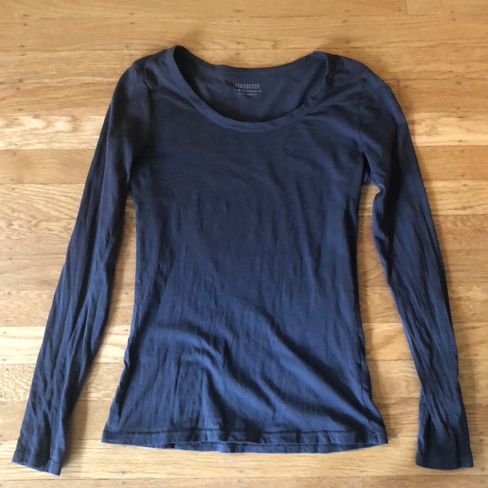 All Saints Scoop Neck T-Shirt